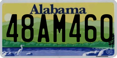 AL license plate 48AM460