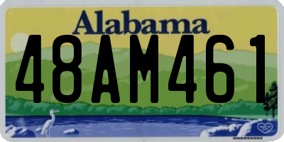 AL license plate 48AM461