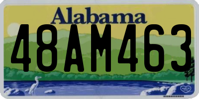AL license plate 48AM463