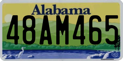 AL license plate 48AM465