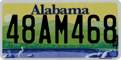 AL license plate 48AM468