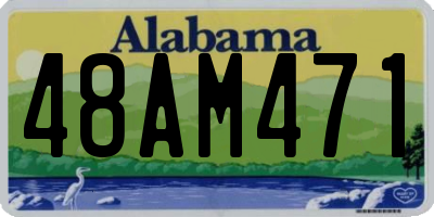 AL license plate 48AM471