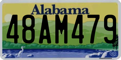 AL license plate 48AM479