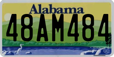 AL license plate 48AM484