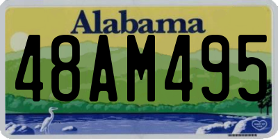 AL license plate 48AM495