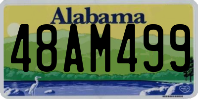 AL license plate 48AM499