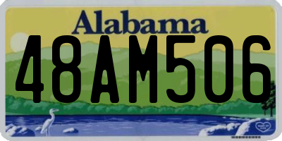 AL license plate 48AM506