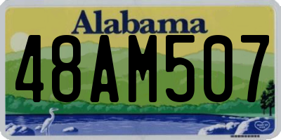 AL license plate 48AM507