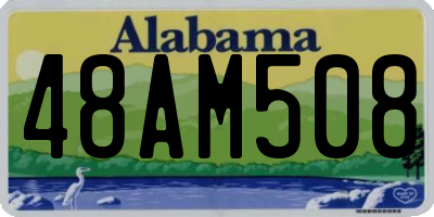 AL license plate 48AM508