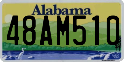 AL license plate 48AM510
