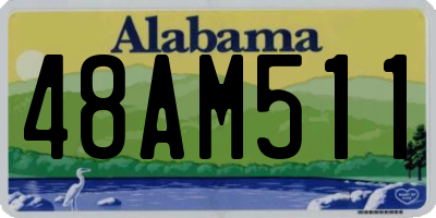 AL license plate 48AM511