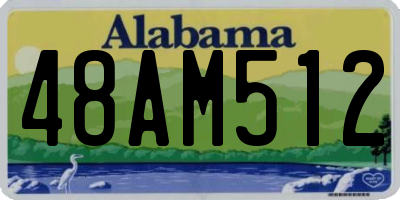 AL license plate 48AM512