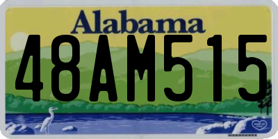 AL license plate 48AM515