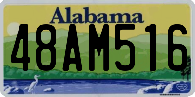 AL license plate 48AM516