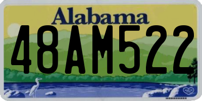 AL license plate 48AM522