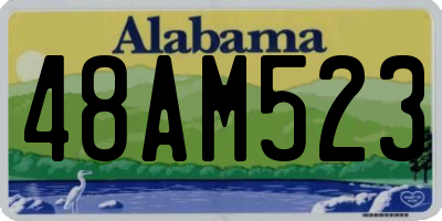 AL license plate 48AM523