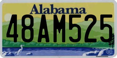 AL license plate 48AM525