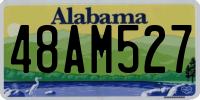 AL license plate 48AM527