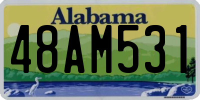 AL license plate 48AM531