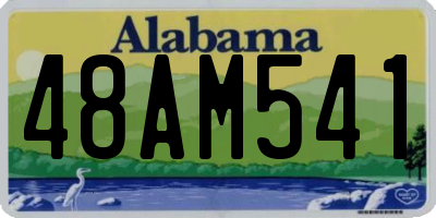 AL license plate 48AM541