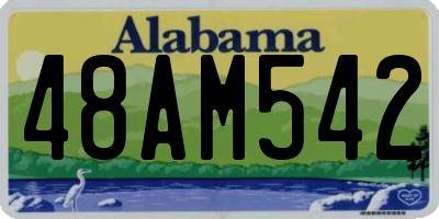 AL license plate 48AM542