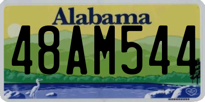 AL license plate 48AM544