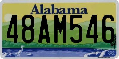 AL license plate 48AM546
