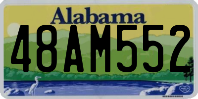 AL license plate 48AM552