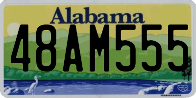 AL license plate 48AM555
