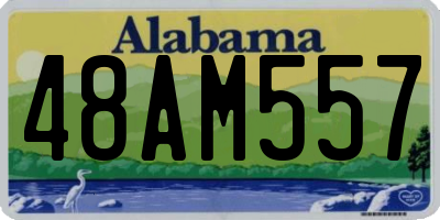 AL license plate 48AM557