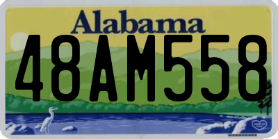 AL license plate 48AM558