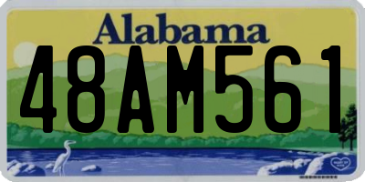 AL license plate 48AM561
