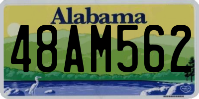 AL license plate 48AM562