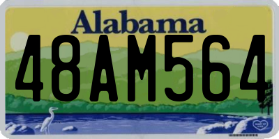 AL license plate 48AM564