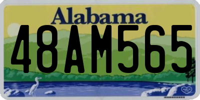 AL license plate 48AM565