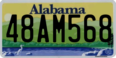 AL license plate 48AM568