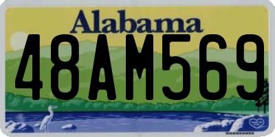 AL license plate 48AM569