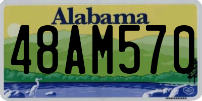 AL license plate 48AM570