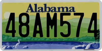AL license plate 48AM574