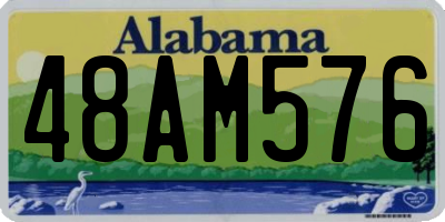 AL license plate 48AM576
