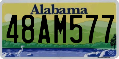 AL license plate 48AM577