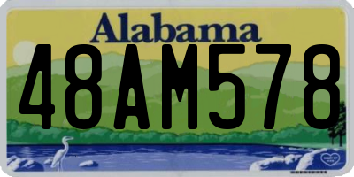 AL license plate 48AM578