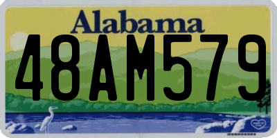AL license plate 48AM579