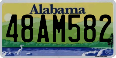 AL license plate 48AM582