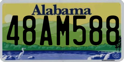 AL license plate 48AM588