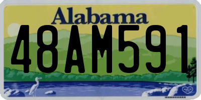 AL license plate 48AM591