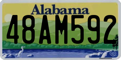 AL license plate 48AM592
