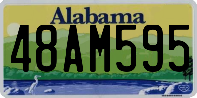 AL license plate 48AM595