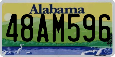 AL license plate 48AM596