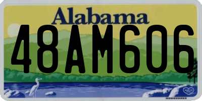 AL license plate 48AM606